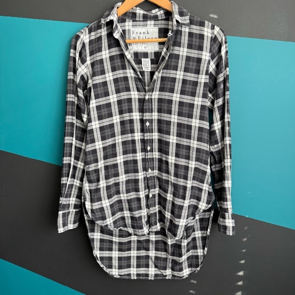 Frank & Eileen Black and White Plaid Button Down Shirt - Picture 4 of 11